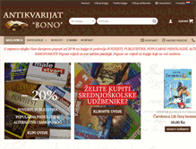 Tablet Screenshot of antikvarijat-bono.com
